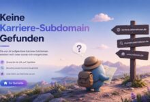 Keine Karriere-Subdomain Gefunden
