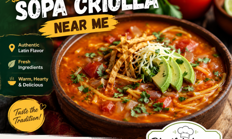 Best Sopa Criolla Near Me