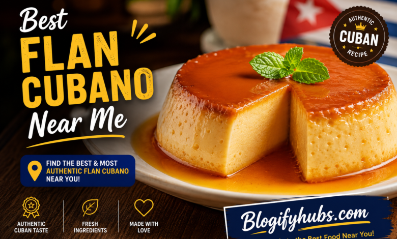 Best Flan Cubano Near Me
